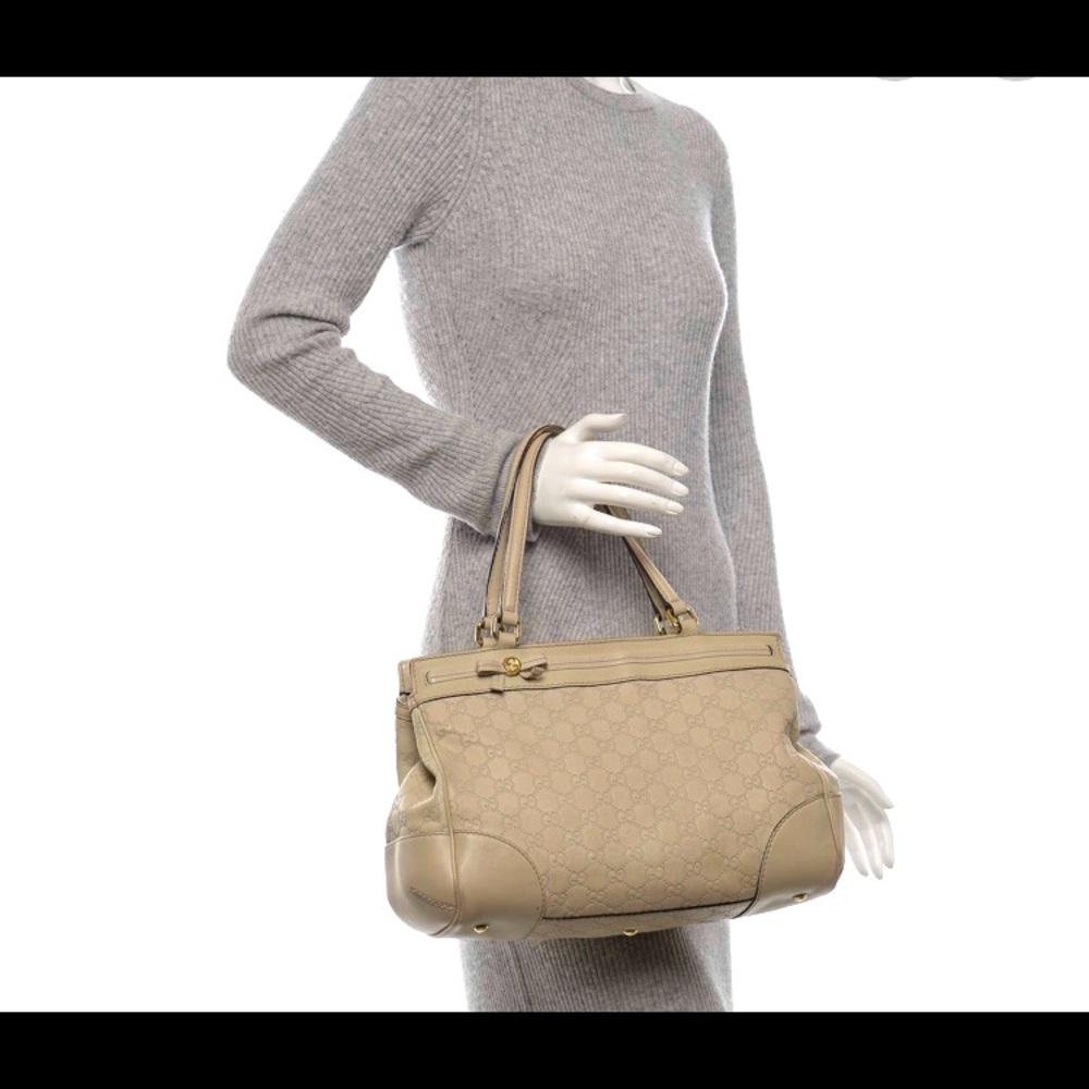 Authentic Gucci Guccissima leather Mayfair Tote